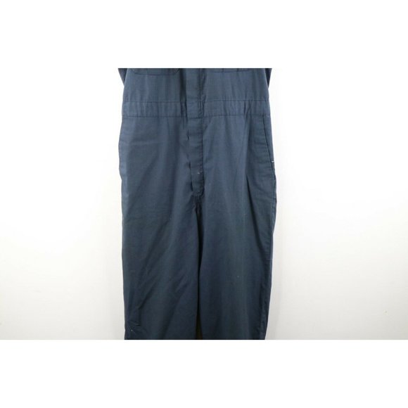 Vintage 60s Big Mac 40 L Distressed Short Sleeve Mechanic Coveralls Bibs USA